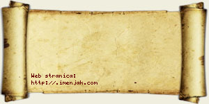 Kristina Poštić vizit kartica